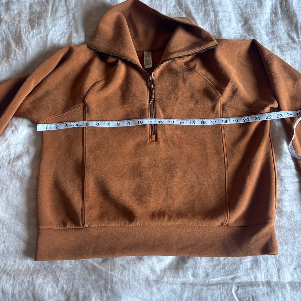 Spanx Airessentials half zip in butterscotch size… - image 7